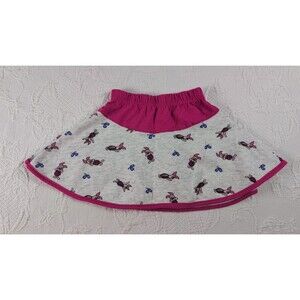 Vintage Winnie the Pooh Pink Piglet Cute Tiered Skirt Girls 3T 00s Kawaii Play
